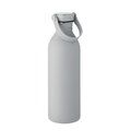 Botella de acero inoxidable acabado caucho 500 ml Gris
