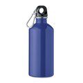 Botella acero reciclado 500 ml con mosquetón Azul