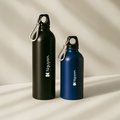 Botella de acero reciclado con mosquetón 750 ml