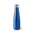 Botella de agua personalizada de acero inox. 630ml acabado mate Azul