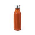 Botella Aluminio 550ml Brillo Naranja
