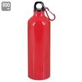 Botella Aluminio 800ml con mosquetón Ro