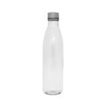 Botella Cristal 1L Tapa Acero Inox