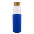Botella Cristal 500ml Funda Silicona Azul