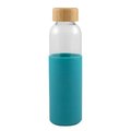 Botella Cristal 500ml Funda Silicona Verde