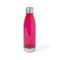 Botella de agua personalizada de plástico de colores (720 ml) Rojo