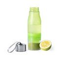Botella de agua personalizada de plástico sin BPA con exprimidor (700 ml)