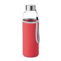 Botella de cristal ideal para publicidad (500 ml) Rojo