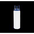 Botella de deporte 1l con tapón higiénico White / Royal Blue