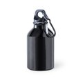 Botella deportiva personalizada de aluminio con mosquetón (330 ml) Neg