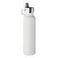 Botella de doble pared 660 ml con pajita Blanco