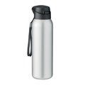 Botella Inox 580ml Aislante con Boquilla Plata Mate