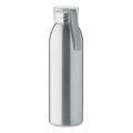 Botella Inox 650ml con Asa Plata Mate