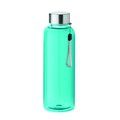 Botella personalizada de agua  con corre en tritán sin BPA 500ml Azul Transparente