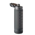 Botella RPET 1L con tapa abatible