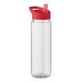 Botella RPET 650ml Boquilla Plegable Rojo