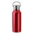 Botella térmica personalizada de acero inox. y pared doble (500 ml) Rojo