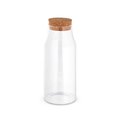 Botella de vidrio 800ml con tapa de corcho