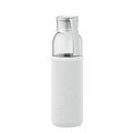 Botella Vidrio Reciclado 500ml con Funda Beig