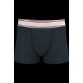 Boxer de algodón Navy / White / Red Stripes L