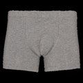 Boxer de algodón orgánico Grey Heather 3XL