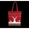 Bolsa navideña de algodón Cherry Red