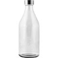 Botella Cristal 1L Tapa Acero