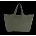 Bolsa shopper de algodón con bolsillo interior Washed Kombu Green