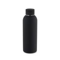 Botella de acero inox 500mL acabado gomoso