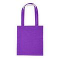 Bolsa de algodón de color 140 g/m² Morado 37X41Cm