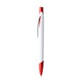 Bolígrafo promocional acabado bicolor Rojo Tinta Azul