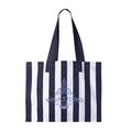 Bolsa a rayas de algodón reciclado