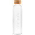 Botella Cristal y Tapón Bambú 500ml