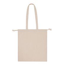 Bolsa algodón 180g con cuerdas Natu