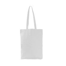 Bolsa de algodón 270 g/m² y base con fuelle Blanco