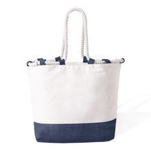 Bolsa Algodón Bicolor Reforzada 10kg Mar