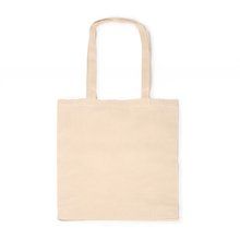 Bolsa de algodón natural con fuelle Crudo Talla Única Adulto