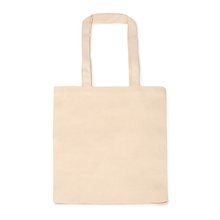Bolsa de algodón orgánico 220g.con fuelle Crudo