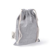 Bolsa de algodón y poliéster 120g Gris