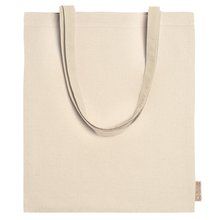 Bolsa de algodón y poliéster de 140g Crudo