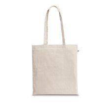 Bolsa de algodón reciclado sin teñir Natural Claro