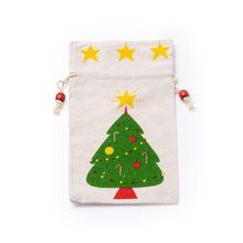 Bolsa de algodón para regalo navideño Arbol TALLA ÚNICA ADULTO