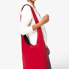 Bolsa bandolera de felpa Cierre magnético Hibiscus Red