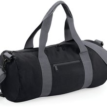 Bolsa Barril Poliéster 600D Black / Graphite Grey