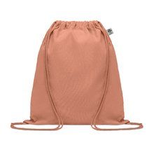 Bolsa Cuerdas Algodón Orgánico Naranja
