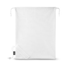 Bolsa Malla Plegable con Cordón Blanco