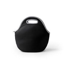 Bolsa nevera de neopreno con cremallera Negro Talla Única Adulto