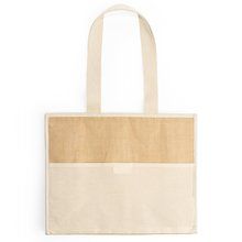 Bolsa nevera de yute laminado Crudo