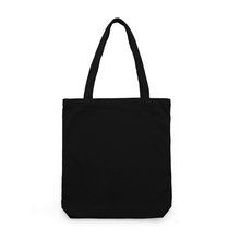 Bolsa de pana con asas de 60 cm Negro