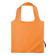 Bolsa Plegable 210D con Cordón Naranja
